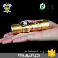 JF Promotional Gift Mini usb Charged Flashlight, zoomable aluminum flashlight